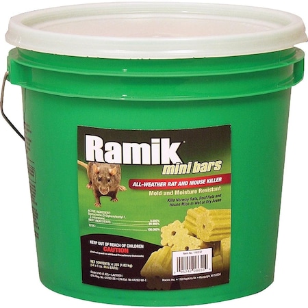Ramik Bar Rat And Mouse Poison 64 per Pail 116332